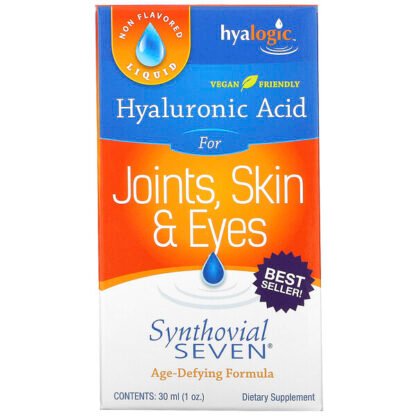 Hyalogic, ヒアルロン酸, シンソビアルセブン（Synthovial Seven）, 1液量オンス（30 ml）