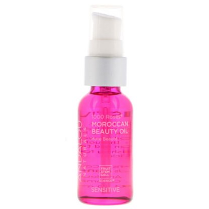 Andalou Naturals, モロッカンビューティーオイル、 1000ローズ、 敏感肌用、 1液量オンス (30 ml)