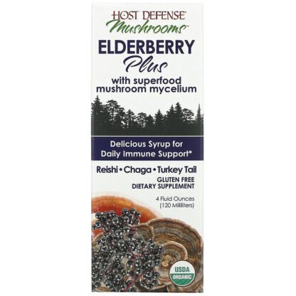 Fungi Perfecti, Elderberry Plus, 4 fl oz (120 ml)