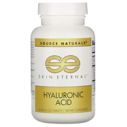 Source Naturals, Skin Eternal、ヒアルロン酸、50 mg、120錠