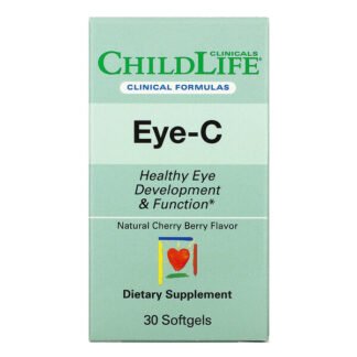 Childlife Clinicals, Eye-C（アイシー）、ナチュラルチェリーベリー、ソフトジェル30粒