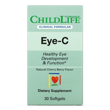 Childlife Clinicals, Eye-C（アイシー）、ナチュラルチェリーベリー、ソフトジェル30粒