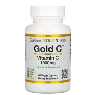 California Gold Nutrition, Gold C（ゴールドC）、ビタミンC、1,000mg、ベジカプセル60粒