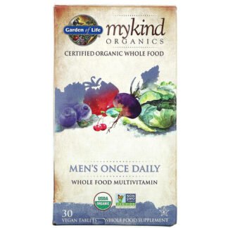 Garden of Life, MyKind Organics, Men's Once Daily Multivitamin, 30 Vegan Tablets