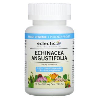Eclectic Institute, ホソババレンギク、325mg、非遺伝子組み換えベジカプセル90粒