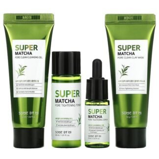 Some By Mi, Super Matcha Pore Care Starter Kit, 4 Piece Set