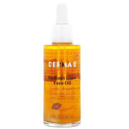 Derma E, サンキス アルバ、ラディアント グロー フェイスオイル、ホホバ アルガン シーバックソーンオイル、60ml（2液量オンス）