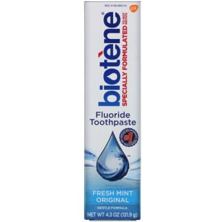 Biotene Dental Products, フッ素歯磨き粉、フレッシュミントオリジナル(Sensodyne)、4.3オンス(121.9g)
