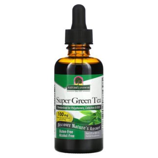 Nature's Answer, スーパー グリーンティー、 アルコール不使用、 2 fl oz (60 ml)