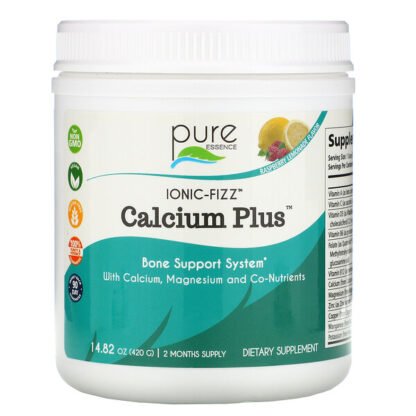 Pure Essence, Ionic-Fizz（イオニックフィズ）Calcium Plus（カルシウムプラス）、ラズベリーレモネード、420g（14.82オンス）