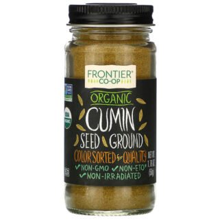 Frontier Natural Products, オーガニック クミンの種, 粉末状, 1.76 オンス (50 g)