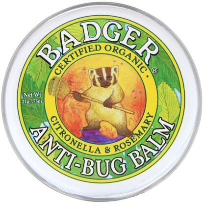 Badger Company, アンチバグバーム、シトロネラ＆ローズマリー、21g（75オンス）
