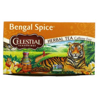 Celestial Seasonings, ハーバルティー、ベンガルスパイス、カフェインフリー、ティーバッグ20袋、1.7 oz (47 g)