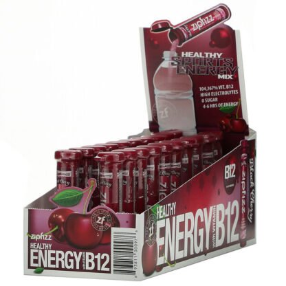 Zipfizz, Healthy Energy Mix, Black Cherry, 20 Tubes, 0.39 oz (11 g) Each