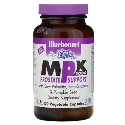 Bluebonnet Nutrition, MPX1000, 前立腺のサポート, 120粒（ベジタブルカプセル）