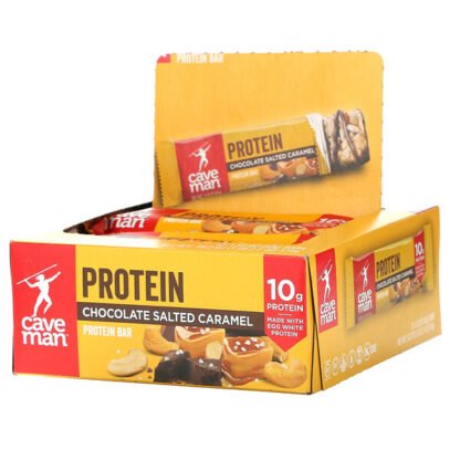 Caveman Foods, Protein Bars,  Chocolate Salted Caramel , 12 Bars, 17.8 oz (504 g)