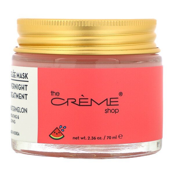 The Creme Shop, Gelee Mask, Overnight Treatment, Watermelon, 2.36 oz (70 ml)