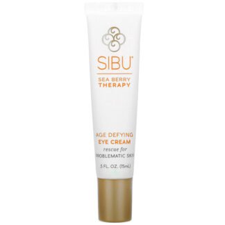 Sibu Beauty, エイジ・ディファイング・アイクリーム、シーバックソーン、0.5液量オンス、（15ml）