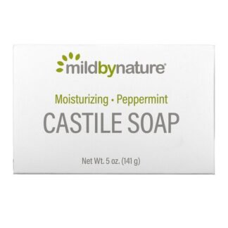 Mild By Nature, カスティール石鹸、ペパーミント、141g（5オンス）