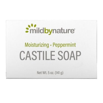 Mild By Nature, カスティール石鹸、ペパーミント、141g（5オンス）