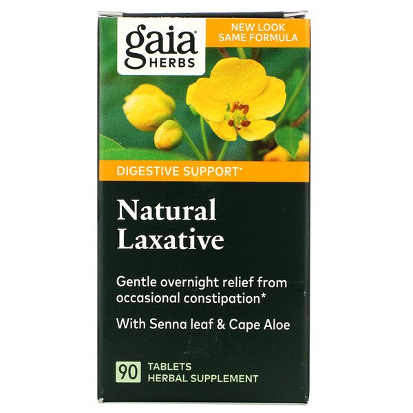 Gaia Herbs, ナチュラルラクサティブ、90粒