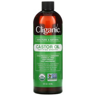 Cliganic, Organic Castor Oil, 16 fl oz (473 ml)