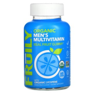 Fruily, Organic Men�s Multivitamin, Mixed Fruit Flavor, 60 Gummies
