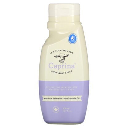 Caprina, Fresh Goat's Milk, Amazing Shower Wash, Lavender Oil, 16.9 fl oz (500 ml)