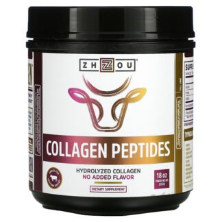 Zhou Nutrition, コラーゲンペプチド、加水分解プロテイン、無味、18オンス (510 g)