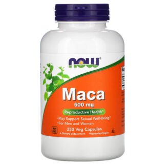 Now Foods, マカ、500mg、ベジカプセル250粒