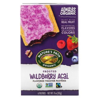 Nature's Path, オーガニック フロスト・トースターペストリー, ワイルドベリー・アサイ, 6 タルト , 各 52 g