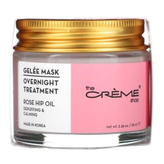 The Creme Shop, Gelee Mask, Overnight Treatment, Rosehip Oil, 2.36 oz (70 ml)