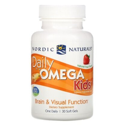 Nordic Naturals, デイリーオメガキッズ, 天然フルーツフレーバー, 500 mg, 30チュアブルソフトゼリー