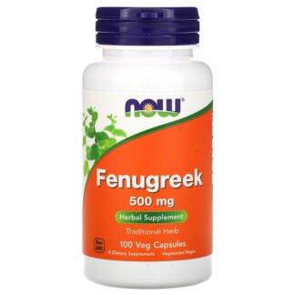 Now Foods, フェヌグリーク、500mg、100植物性カプセル