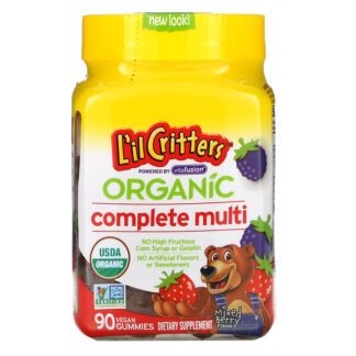 L'il Critters, Organic Complete Multi, Mixed Berry Flavor, 90 Vegetarian Gummies