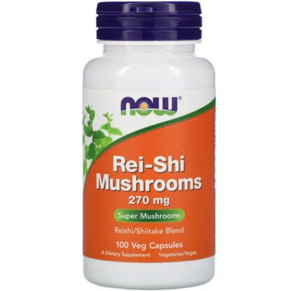 Now Foods, 霊芝キノコ、270mg、ベジカプセル100粒
