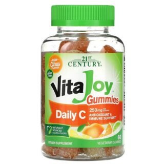 21st Century, ビタ（VitaJoy）デイリーCグミ、植物性グミ60粒