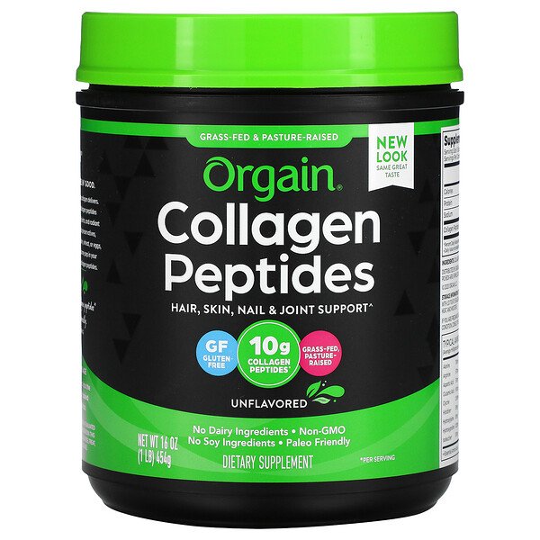 Orgain, コラーゲン・ペプチド、無香料、16 oz (454 g)