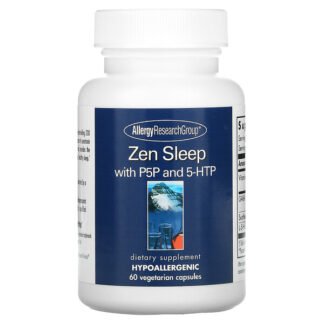 Allergy Research Group, P5P＆5-HTP配合ゼンスリープ、ベジカプセル60粒
