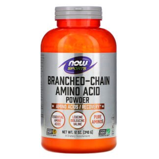 Now Foods, スポーツ、分岐鎖アミノ酸粉末、340g（12オンス）