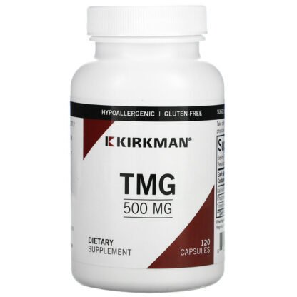 Kirkman Labs, TMG （トリメチルグリシン）, 500 mg, カプセル120粒