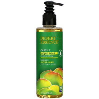 Desert Essence, オーストラリア産ティーツリー油配合カスティールリキッドソープ、250ml（8.5液量オンス）