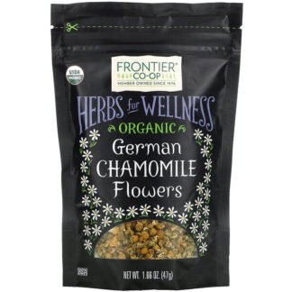 Frontier Natural Products, Organic German Chamomile Flowers, 1.66 oz (47 g)