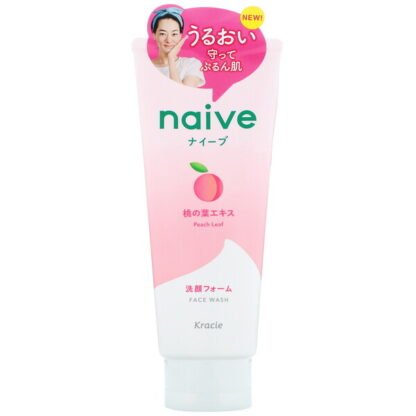 Kracie, ナイーブ、フェイスウォッシュ、ピーチ(Kracie)、4.5オンス(130g)