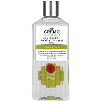 Cremo, All Season, Body Wash, No 2, Sage & Citrus, 16 fl oz (473 ml)
