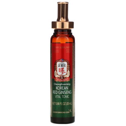 Cheong Kwan Jang, 高麗人参バイタルトニック、ボトル10本、各20ml（0.68液量オンス）