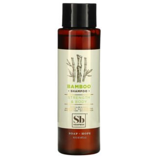 Soapbox, Strength & Body, Shampoo, Bamboo 16 fl oz (473 ml)