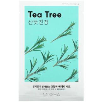 Missha, Airy Fit Sheet Mask, Tea Tree, 1 Sheet Mask