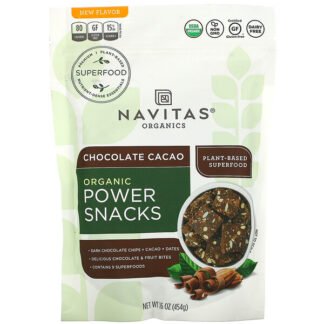 Navitas Organics, Organic Power Snack, Chocolate Cacao, 16 oz (454 g)