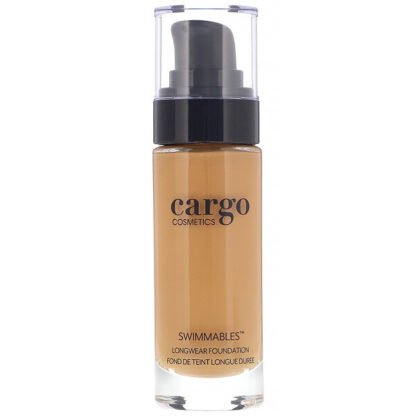 Cargo, スイマブルズ(Shower Cap)、ロングウェアファンデーション、70、1液量オンス(30ml)